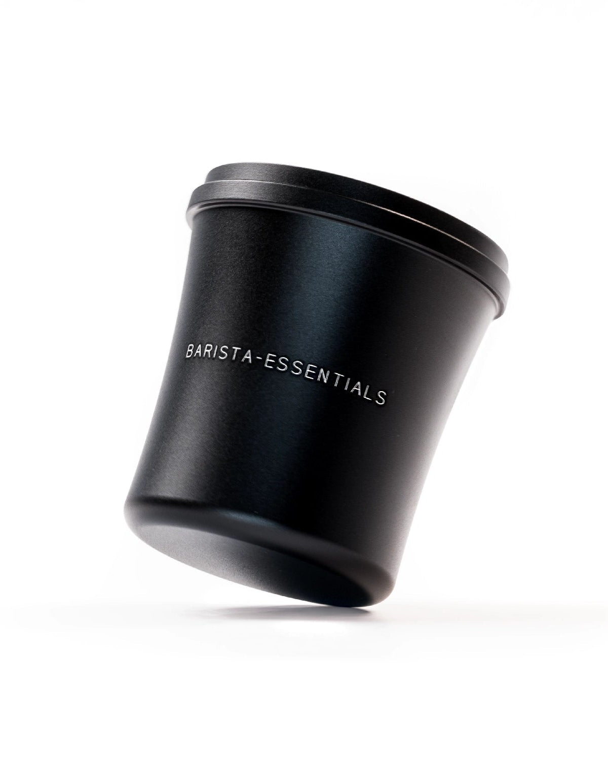 Espresso measuring cup that fits snugly onto your portafilter, available in 3 sizes