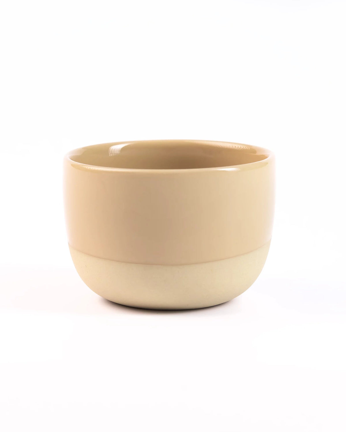 Cappuccino kopje - Half Glazed