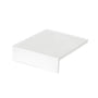 Tamper mat with corner in black or white